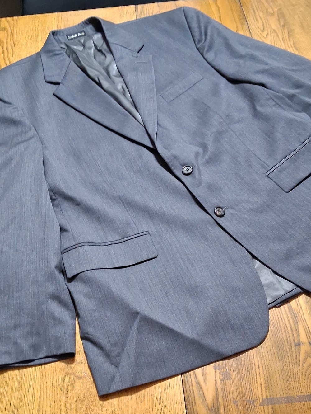 LAUREN RALPH LAUREN Mens WOOL BLAZER  46R Grey GRAY Coat Jacket Sport ? Used